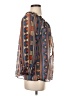 Marc by Marc Jacobs Blue 3/4 Sleeve Blouse Size XS - photo 4