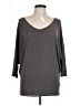 Laila Jayde Gray 3/4 Sleeve Top Size L - photo 1