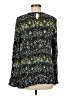 J.Jill 100% Rayon Print Teal Long Sleeve Blouse Size M - photo 2