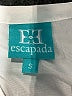 Escapada 100% Rayon White Long Sleeve Blouse Size S - photo 7