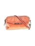 B Makowsky 100% Leather Solid Orange Leather Shoulder Bag One size - photo 1