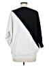 Nina Leonard Color Block White Sweatshirt Size M - photo 2