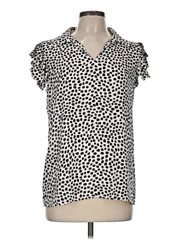 T Tahari Short Sleeve Blouse (view 1)