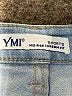 YMI 100% Cotton Blue Denim Shorts Size 28 waist - photo 3