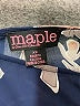 Maple 100% Polyester Blue 3/4 Sleeve Blouse Size XS - photo 7