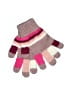 Unbranded 100% Acrylic Stripes Pink Gloves One size (toddler) - photo 1