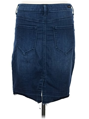 Liverpool Los Angeles Denim Skirt (view 2)