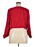 Venus 100% Polyester Red Long Sleeve Blouse Size XL - photo 2