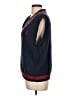Assorted Brands 100% Cotton Plaid Blue Sweater Vest Size L - photo 5