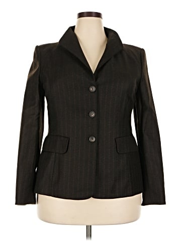 Linda Allard Ellen Tracy Wool Blazer (view 1)