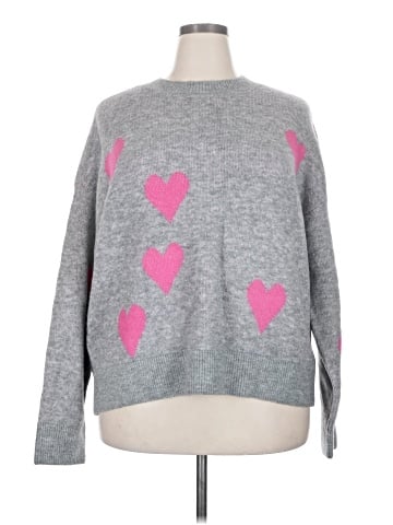 Cosmic Blue Love Pullover Sweater (view 1)