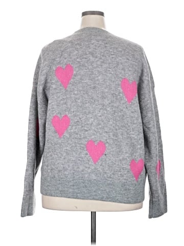 Cosmic Blue Love Pullover Sweater (view 2)