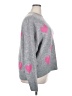 Cosmic Blue Love Hearts Gray Pullover Sweater Size XXL - photo 4