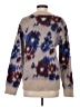 Club Monaco Print Blue Pullover Sweater Size S - photo 2