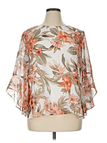 Kasper 3/4 Sleeve Blouse (view 1)