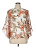 Kasper Orange 3/4 Sleeve Blouse Size XL - photo 1