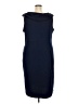 Spense Solid Blue Cocktail Dress Size 24 - photo 2