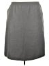Blair Solid Gray Formal Skirt Size 24w - photo 1