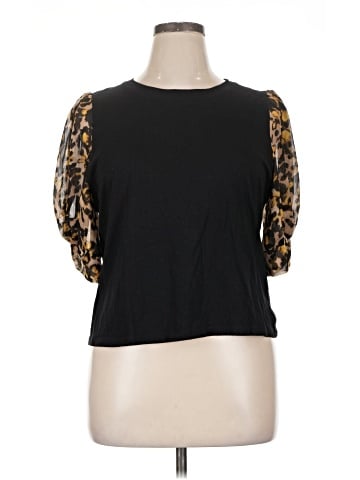 DKNY Short Sleeve Top (view 1)