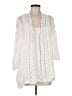 Moth 100% Cotton White Cardigan Size M - photo 1