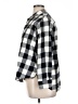 Madewell 100% Cotton Checkered-gingham Black Long Sleeve Button-Down Shirt Size XL - photo 5