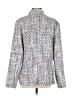 Aqua 100% Polyester Tweed Silver Blazer Size L - photo 2