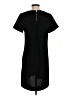 Madewell 100% Polyester Solid Black Casual Dress Size S - photo 2