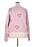 CeCe Hearts Pink Cardigan Size XXL - photo 2