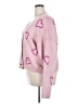 CeCe Hearts Pink Cardigan Size XXL - photo 5