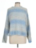Pull&Bear Stripes Blue Pullover Sweater Size L - photo 1