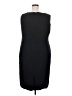 Kasper Solid Black Cocktail Dress Size 18w - photo 2