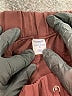 Active Solid Burgundy Casual Pants Size S - photo 4