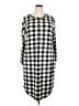 32 Degrees Checkered-gingham Black Casual Dress Size XXL - photo 1