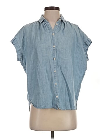 Madewell Sleeveless Button-Down Shirt (view 1)