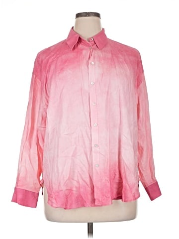 Zara Long Sleeve Button-Down Shirt (view 1)