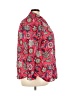 Talbots 100% Cotton Paisley Red Long Sleeve Blouse Size 3X - photo 4
