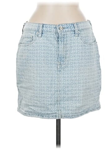 DKNY Jeans Denim Skirt (view 1)