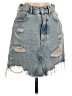 Pilcro Blue Denim Skirt Size 2 - photo 1