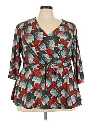Isabel + Alice 3/4 Sleeve Top (view 1)