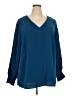 BLOOMCHIC Blue 3/4 Sleeve Blouse Size 22 - 24 - photo 1