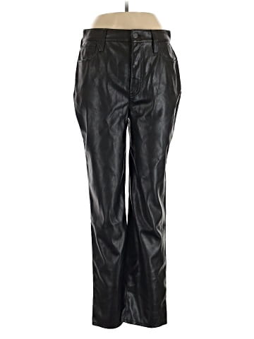 Madewell The Perfect Vintage Straight Jean: Faux Leather Edition (view 1)