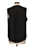 Tommy Hilfiger 100% Polyester Black Sleeveless Blouse Size L - photo 2