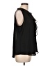 Tommy Hilfiger 100% Polyester Black Sleeveless Blouse Size L - photo 4