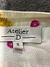 Atelier Print Yellow 3/4 Sleeve Blouse Size S - photo 7