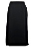 Harve Benard 100% Polyester Solid Black Formal Skirt Size 20W - photo 2