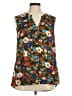 CAbi 100% Polyester Brown Sleeveless Blouse Size M - photo 1