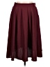 ModCloth 100% Polyester Solid Burgundy Formal Skirt Size L - photo 1