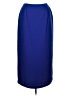 Plaza South 100% Polyester Solid Blue Formal Skirt Size 10 - photo 1