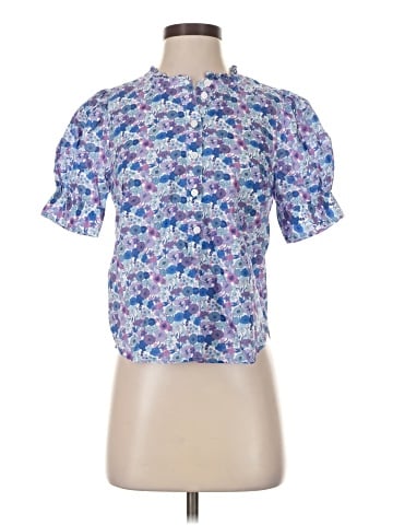 Liberty Art Fabrics for J.Crew Short Sleeve Blouse (view 1)