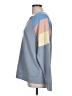 Maurices Color Block Blue Sweatshirt Size L - photo 5